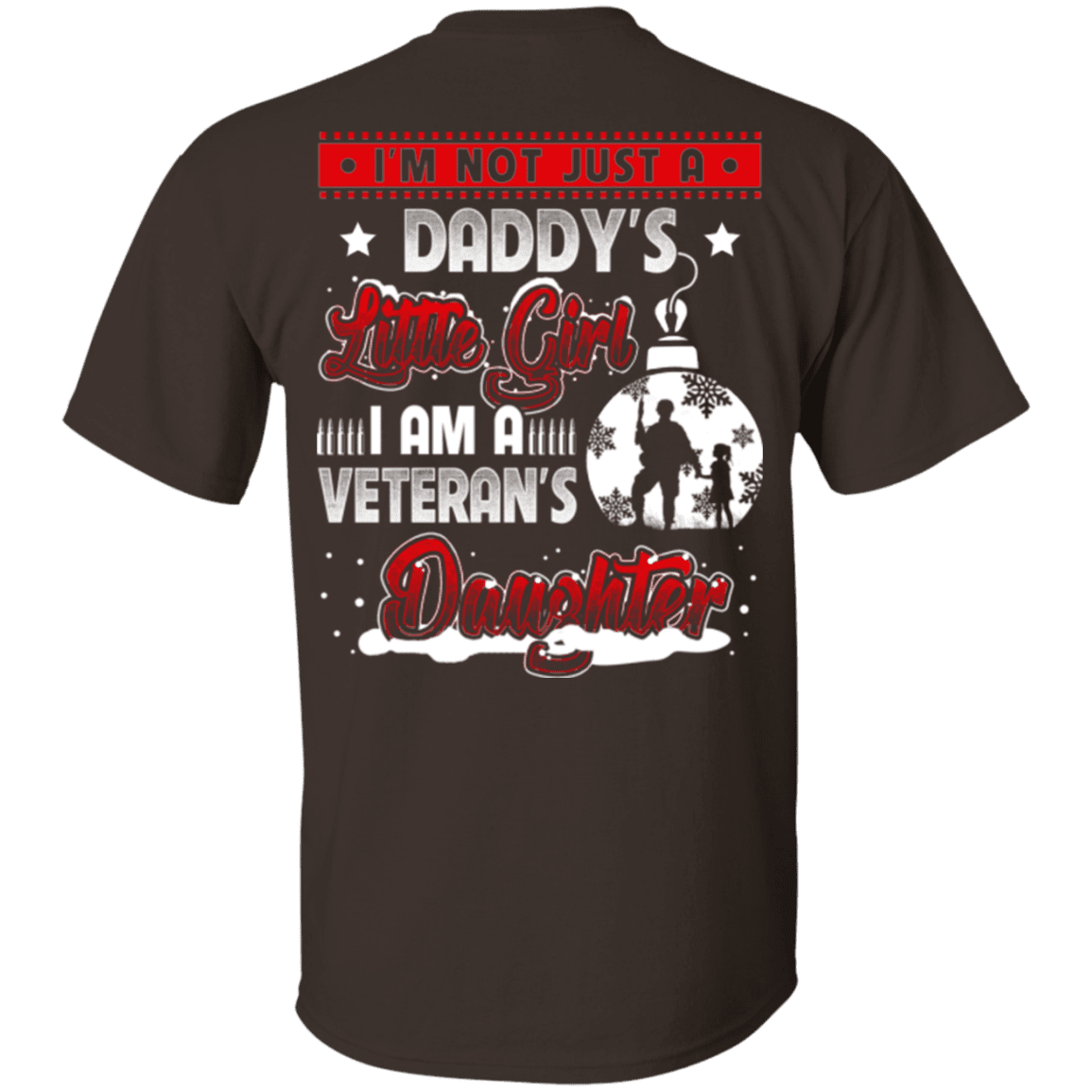 Military T-Shirt "I Am A Veteran's Daughter"-TShirt-General-Veterans Nation