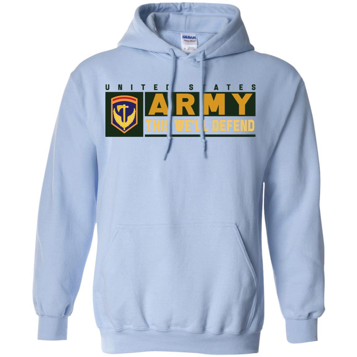 US Army 42ND REGIONAL SUPPORT GROUP- This We'll Defend T-Shirt On Front For Men-TShirt-Army-Veterans Nation