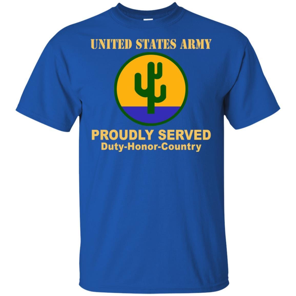 US ARMY 103 SUSTAINMENT COMMAND - Proudly Served T-Shirt On Front For Men-TShirt-Army-Veterans Nation
