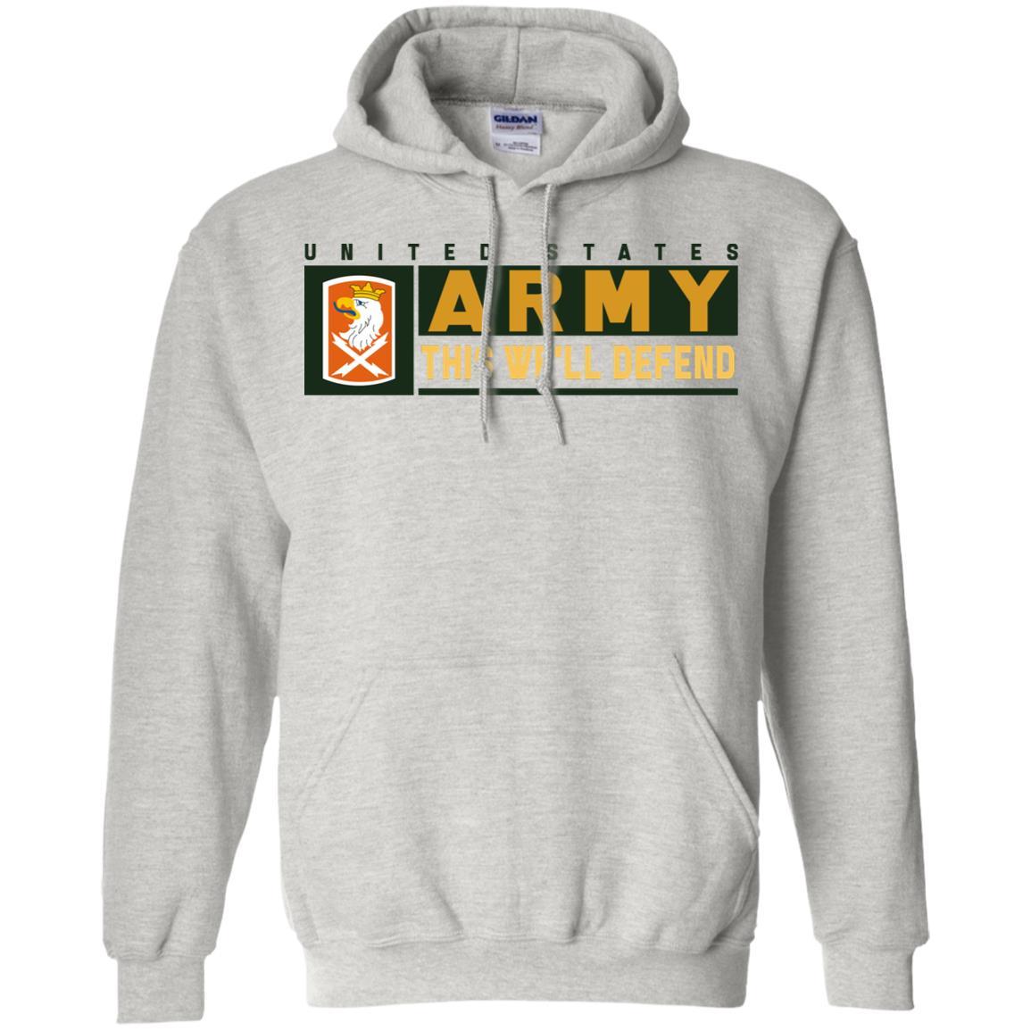 US Army 22ND SIGNAL BRIGADE- This We'll Defend T-Shirt On Front For Men-TShirt-Army-Veterans Nation