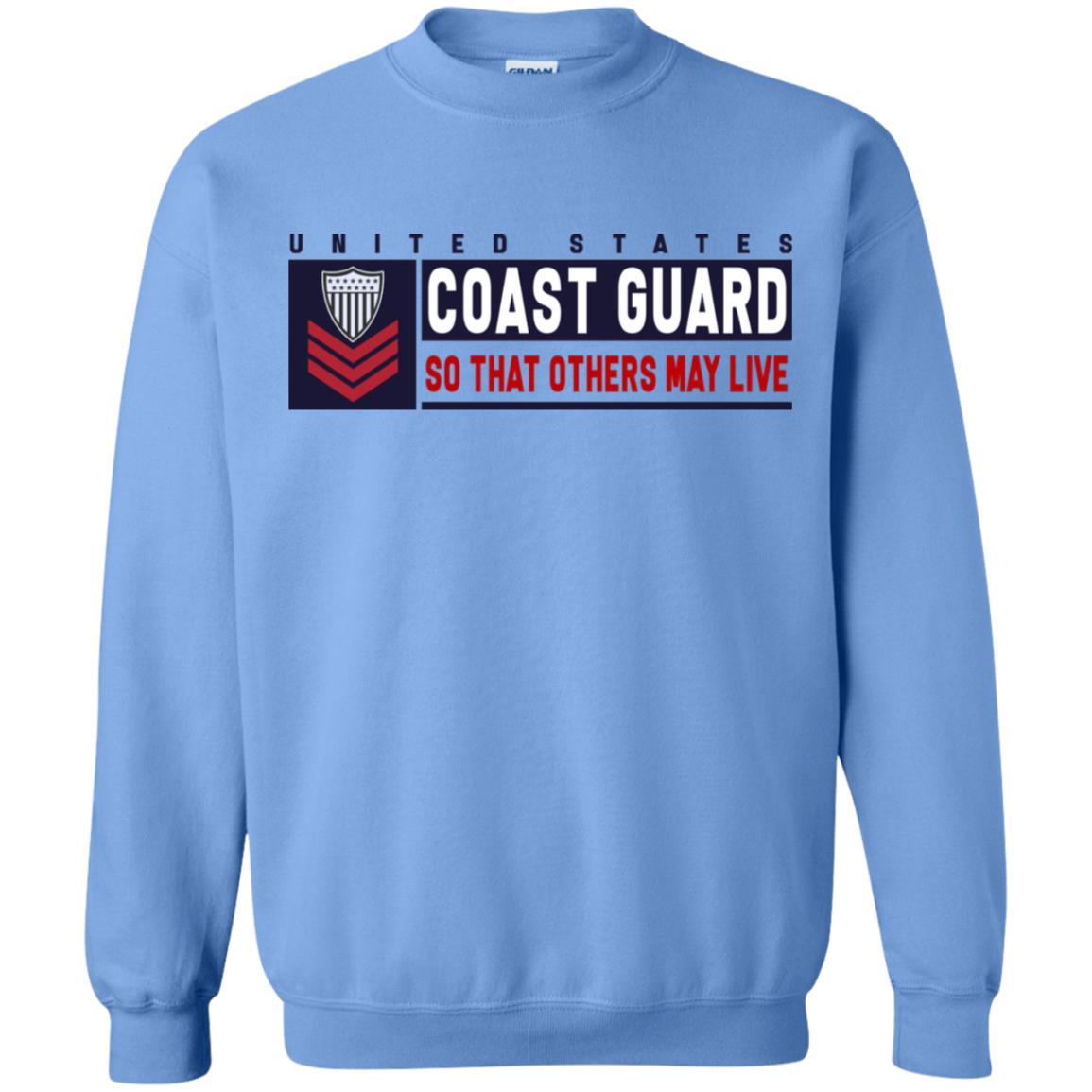 US Coast Guard E-6 Petty Officer First Class E6 PO1 So That Others May Live Long Sleeve - Pullover Hoodie-TShirt-USCG-Veterans Nation