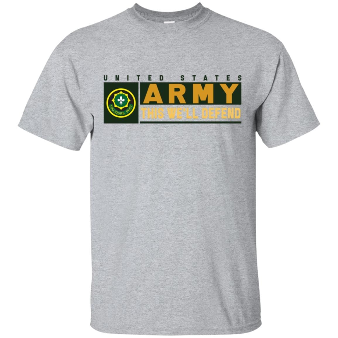 US Army 2ND CAVALRY REGIMENT- This We'll Defend T-Shirt On Front For Men-TShirt-Army-Veterans Nation