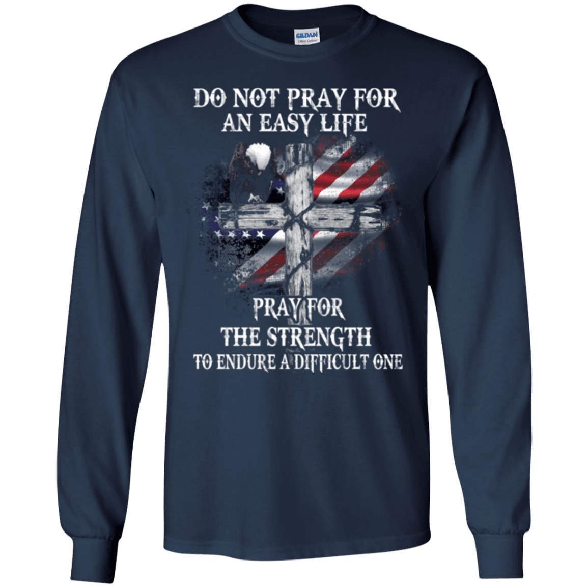 Military T-Shirt "Veteran Pray"-TShirt-General-Veterans Nation
