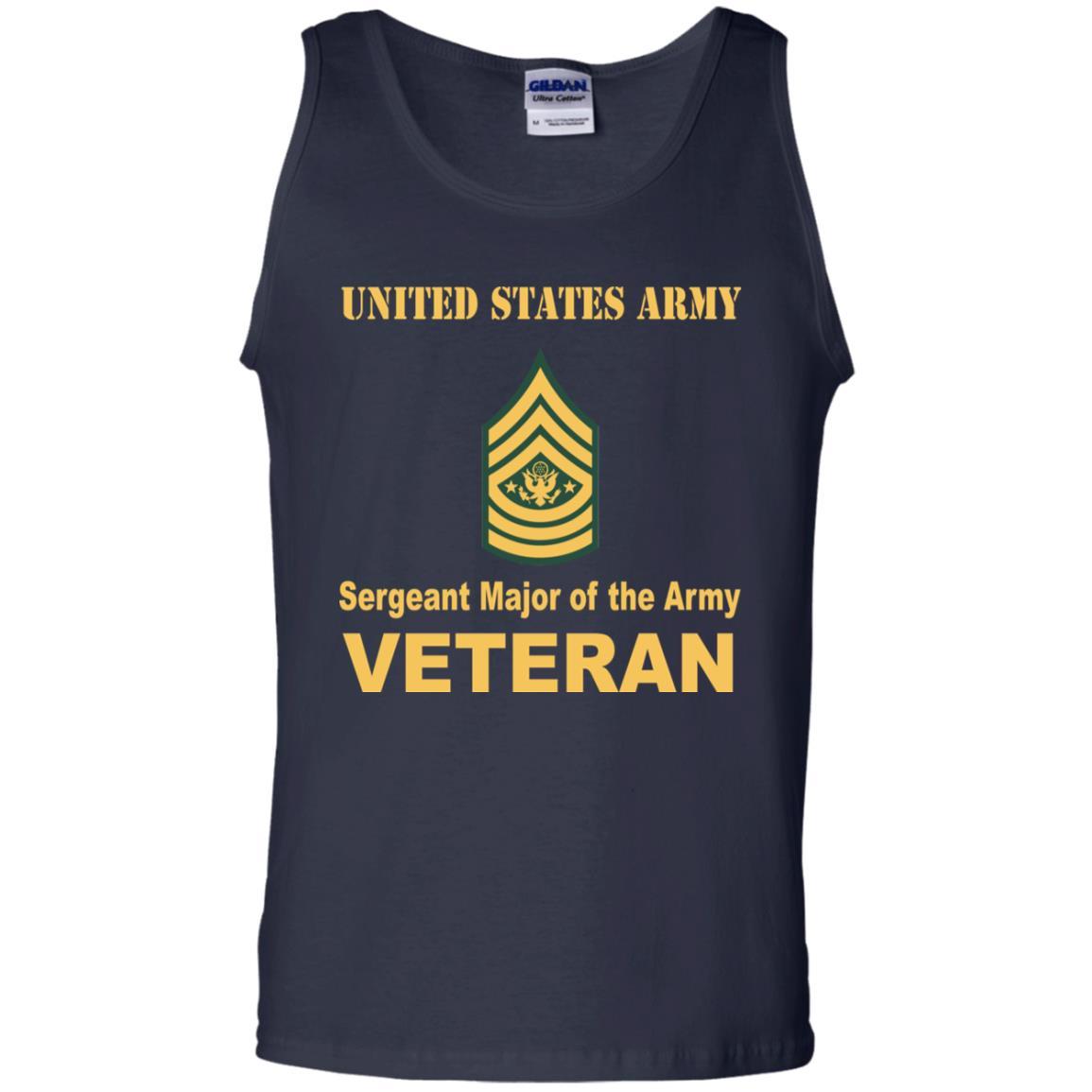 US Army E-9 Sergeant Major of the Army E9 SMA Noncommissioned Officer Veteran Men T Shirt On Front-TShirt-Army-Veterans Nation