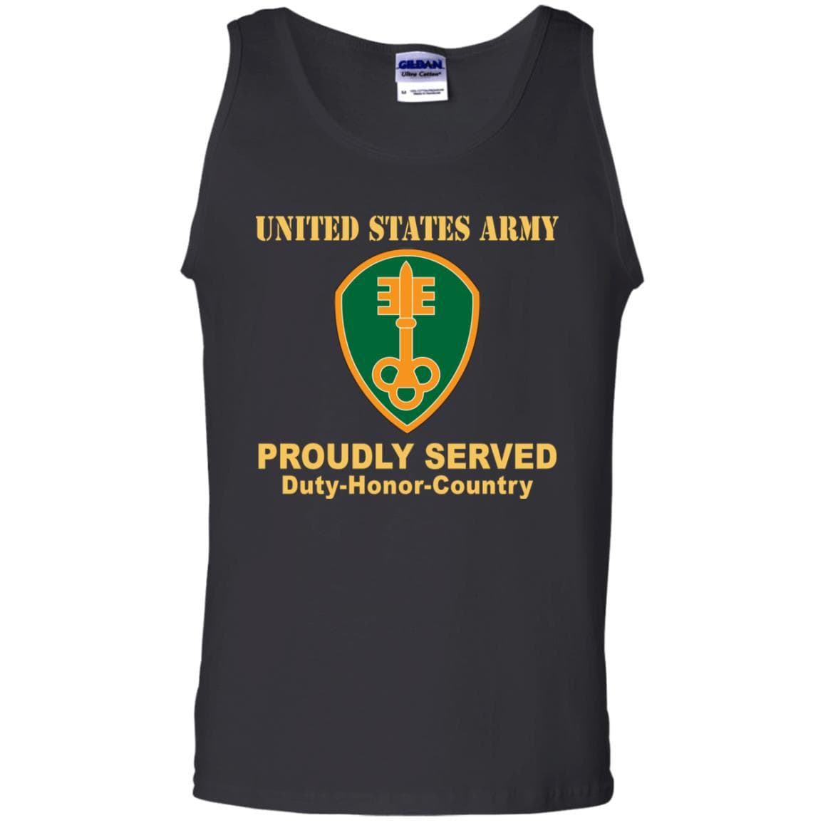 US ARMY 300 MILITARY POLICE BRIGADE- Proudly Served T-Shirt On Front For Men-TShirt-Army-Veterans Nation