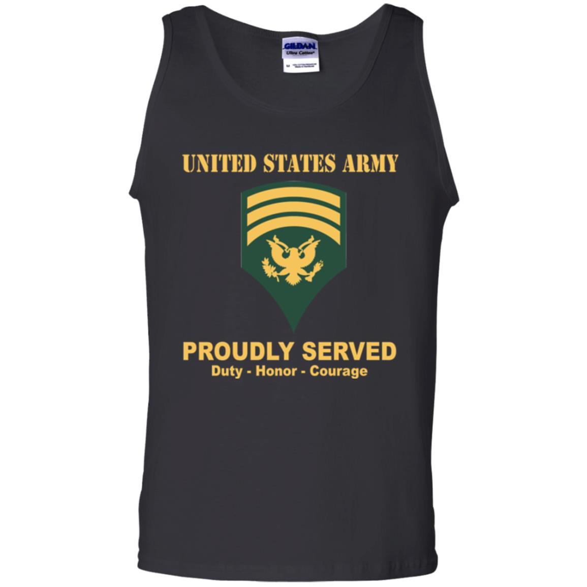 US Army E-7 SPC E7 Specialist Ranks Men Front Shirt US Army Rank-TShirt-Army-Veterans Nation