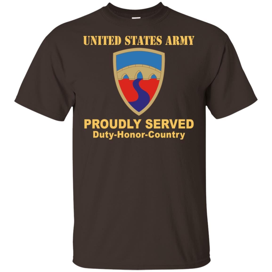 US ARMY 304TH SUSTAINMENT BRIGADE- Proudly Served T-Shirt On Front For Men-TShirt-Army-Veterans Nation