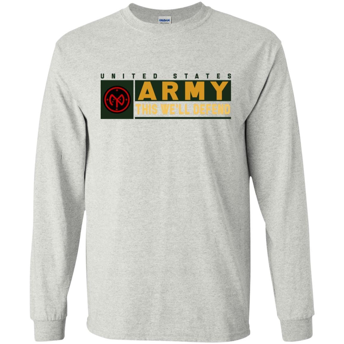 US Army 27TH INFANTRY BRIGADE COMBAT TEAM- This We'll Defend T-Shirt On Front For Men-TShirt-Army-Veterans Nation