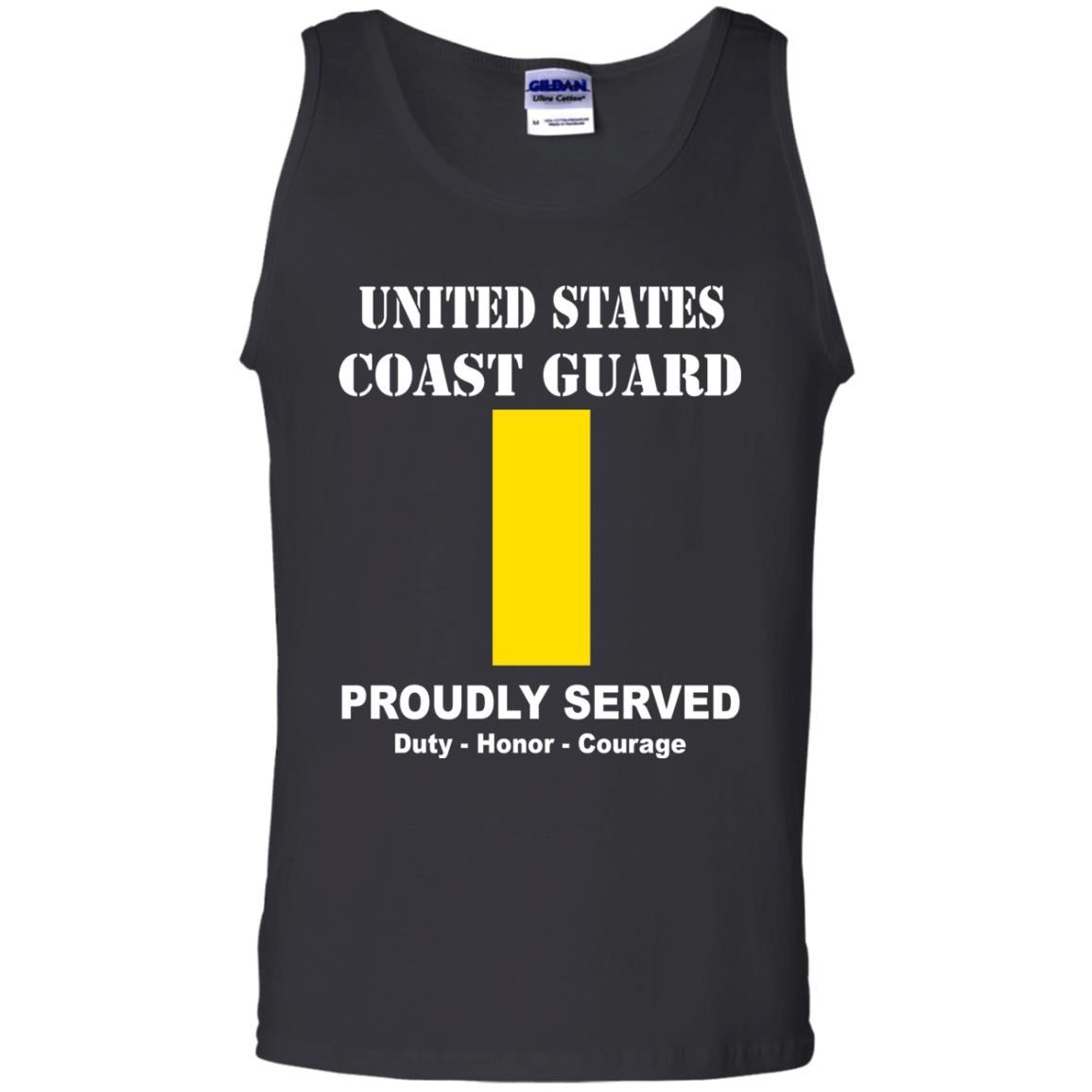 US Coast Guard O-1 Ensign O1 ENS Junior Officer Men Front USCG T Shirt-TShirt-USCG-Veterans Nation