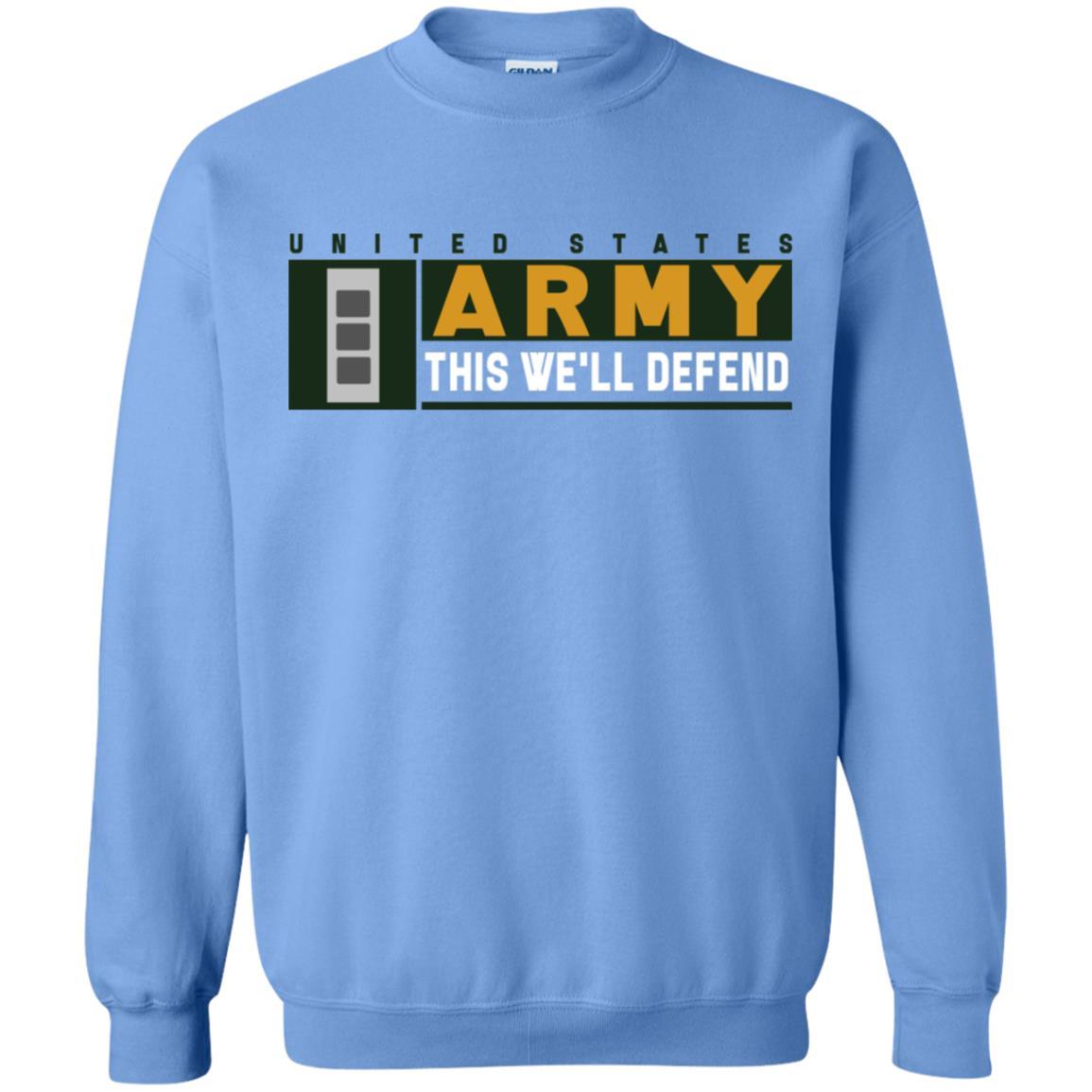 US Army W-3 This We Will Defend Long Sleeve - Pullover Hoodie-TShirt-Army-Veterans Nation