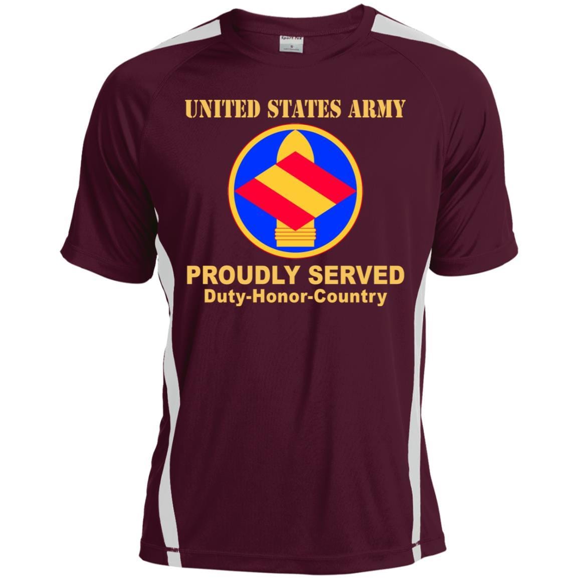 US ARMY 142 FIRES BRIGADE - Proudly Served T-Shirt On Front For Men-TShirt-Army-Veterans Nation