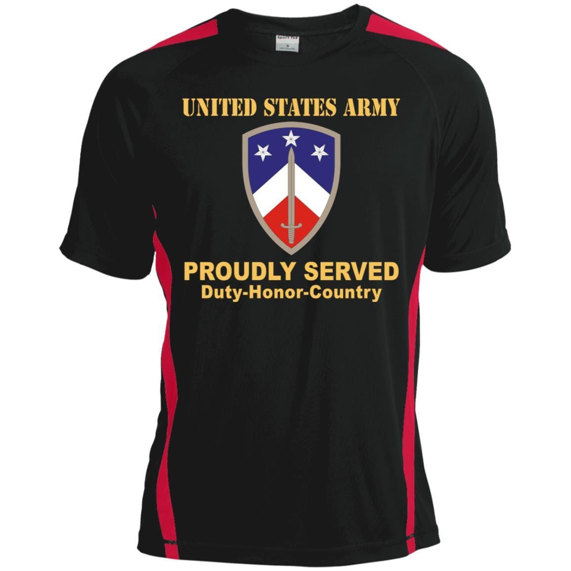 US ARMY 230 SUSTAINMENT BRIGADE- Proudly Served T-Shirt On Front For Men-TShirt-Army-Veterans Nation