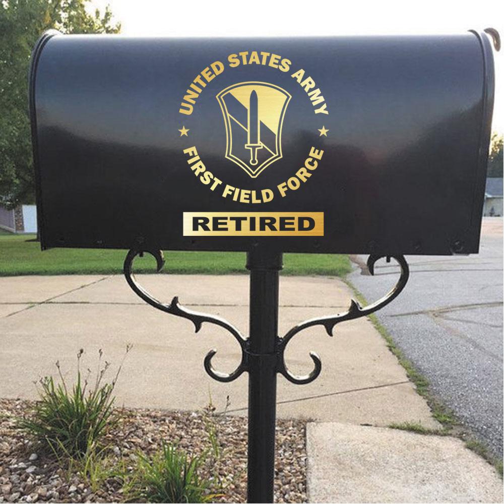 US Army First Field Force Clear Stickers-Decal-Army-CSIB-Veterans Nation