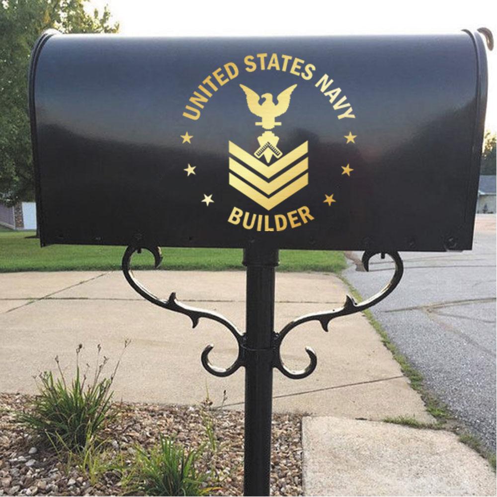 US Navy Builder BU Rating Badges Clear Stickers-Decal-Navy-Rating-Veterans Nation