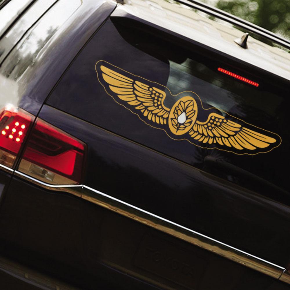 US Navy Naval Flight Surgeon Clear Stickers-Decal-Navy-Badge-Veterans Nation