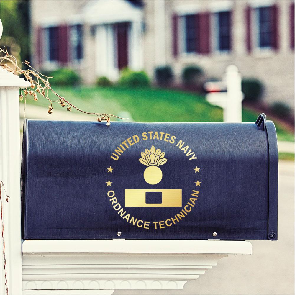 US Navy CWO Ordnance Technician Rating Badges Clear Stickers-Decal-Navy-Rating-Veterans Nation