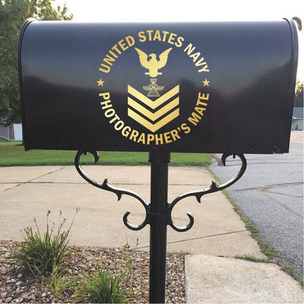 US Navy Photographer's Mate PH Rating Badges Clear Stickers-Decal-Navy-Rating-Veterans Nation