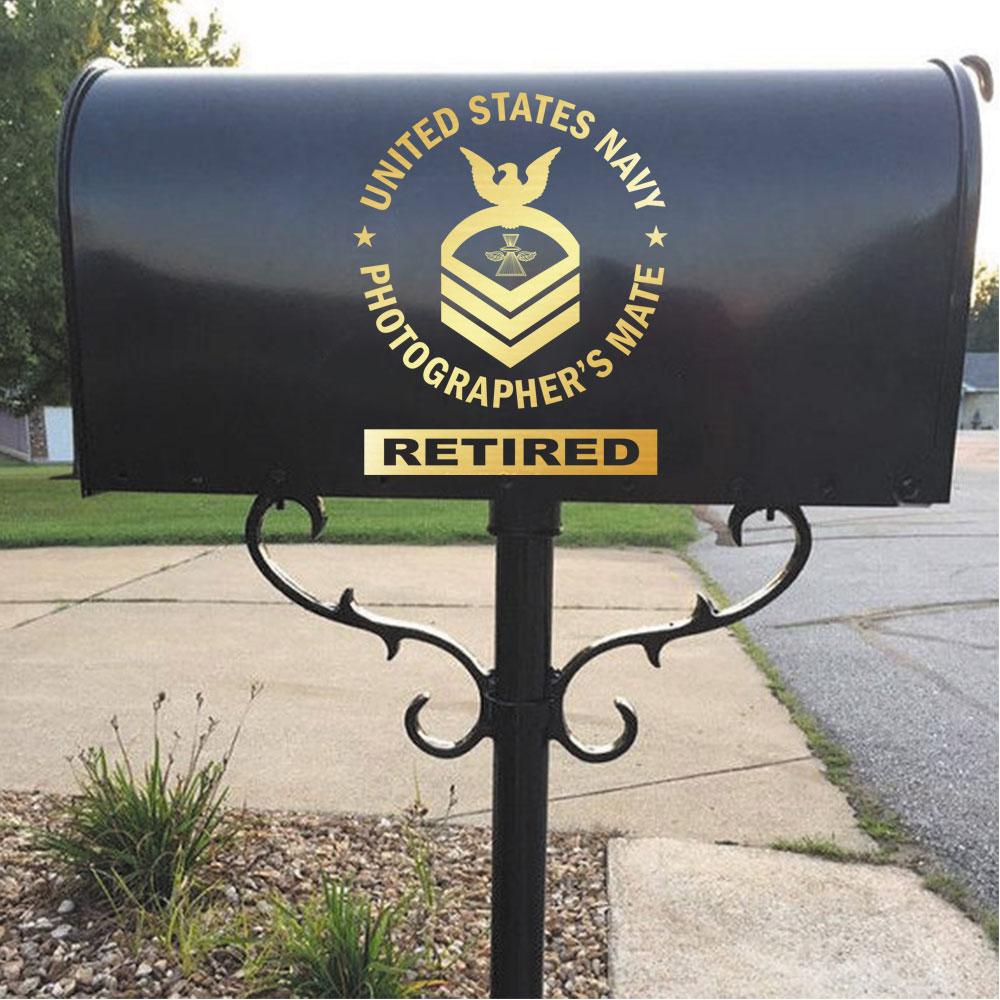 US Navy Photographer's Mate PH Rating Badges Clear Stickers-Decal-Navy-Rating-Veterans Nation