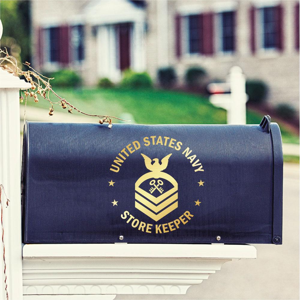 US Navy Storekeeper SK Rating Badges Clear Stickers-Decal-Navy-Rating-Veterans Nation