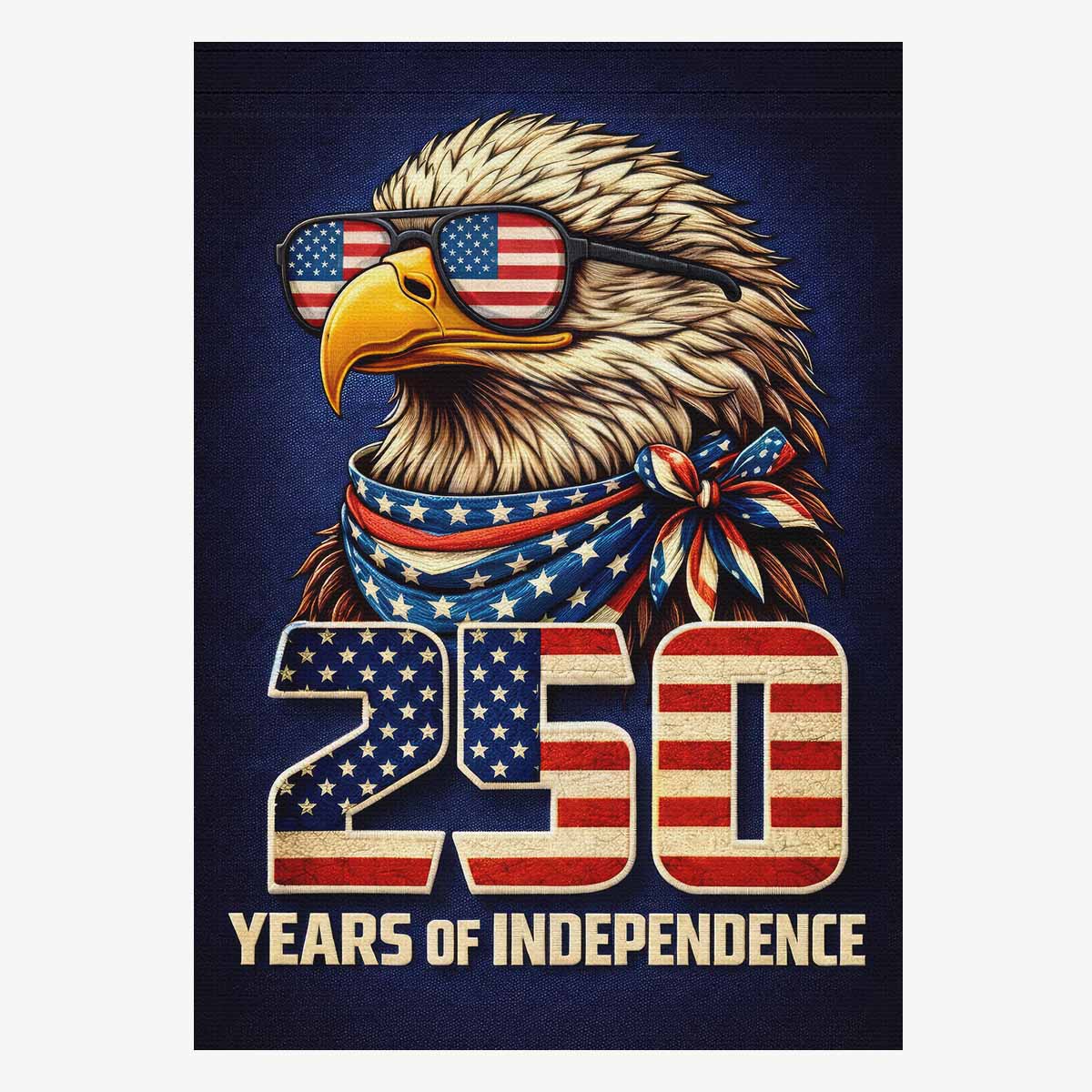 America 250 House Flag 250 Years of Independence Patriotic Eagle 1776-2026 Banner
