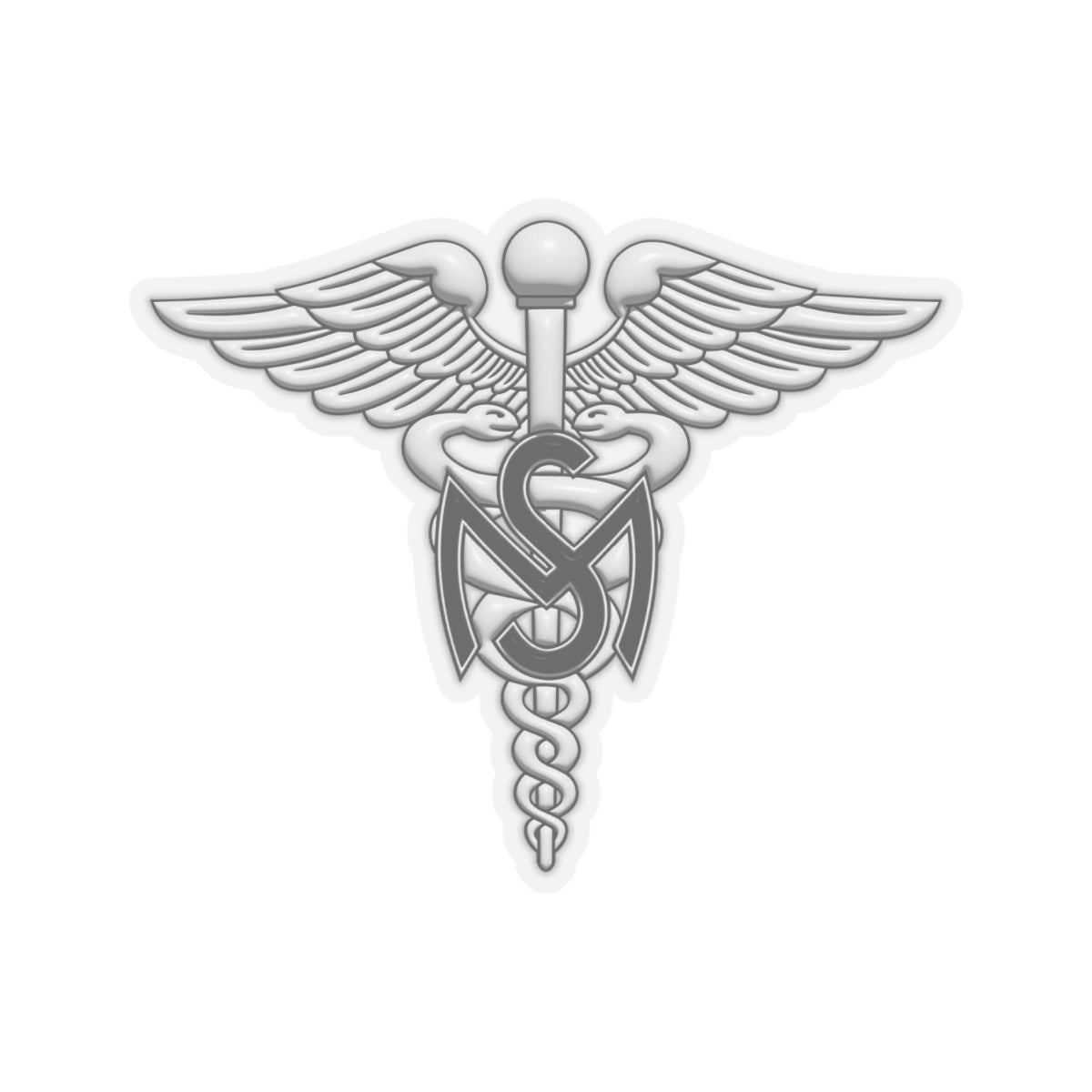 US Army Medical Service Corps 3D Effect Stickers