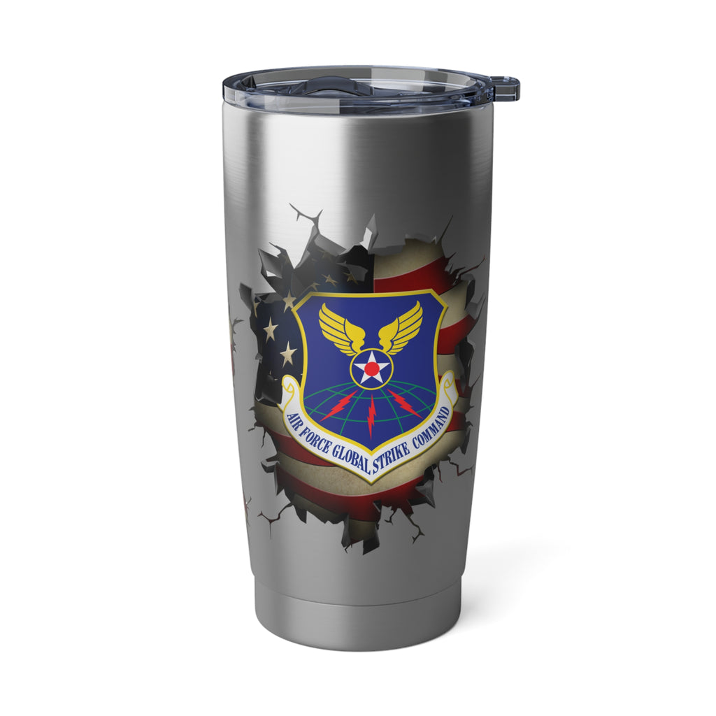 US Air Force Air Force Global Strike Command 3D Break Effect Vagabond 20oz Tumbler