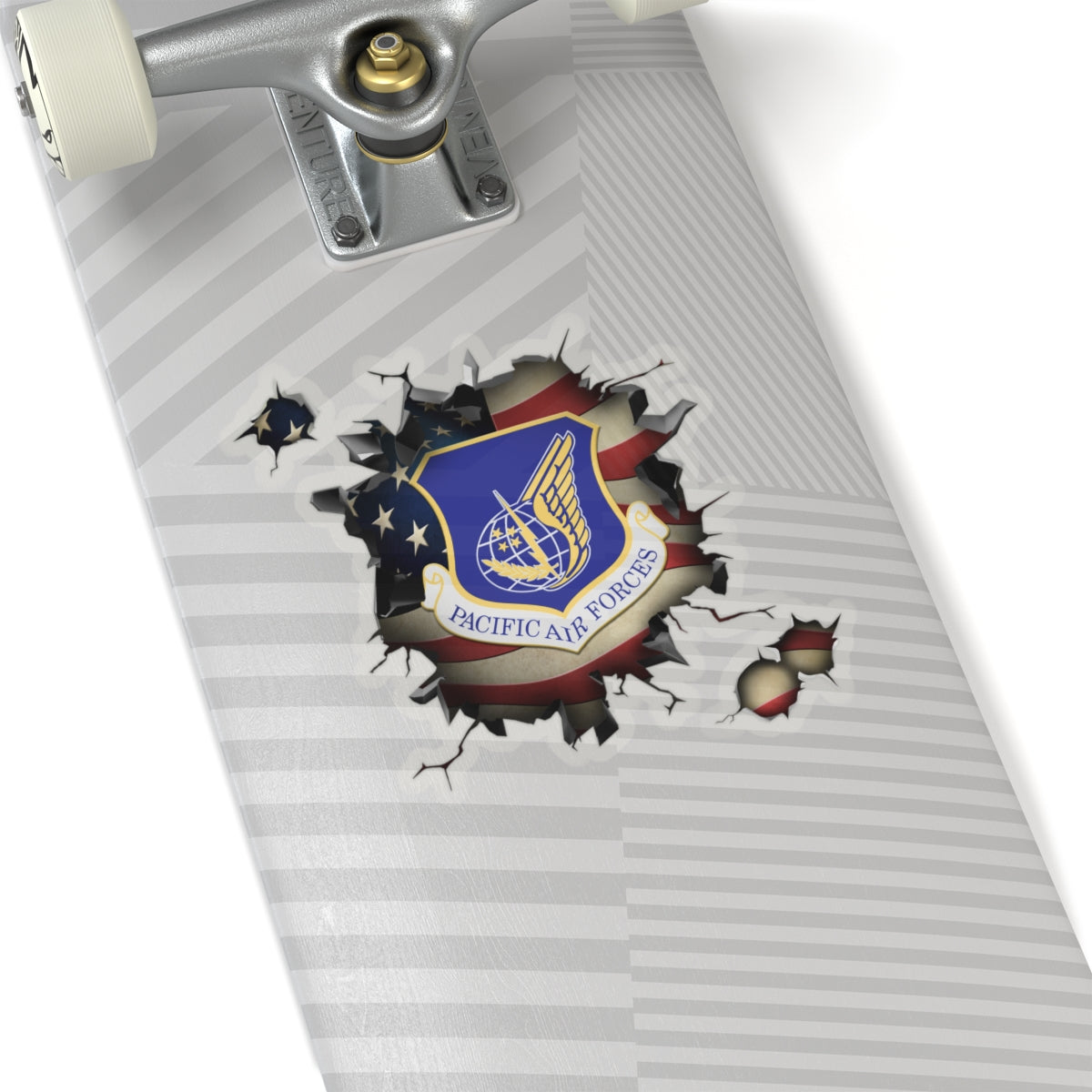 US Air Force Pacific Air Forces 3D Break Effect Stickers