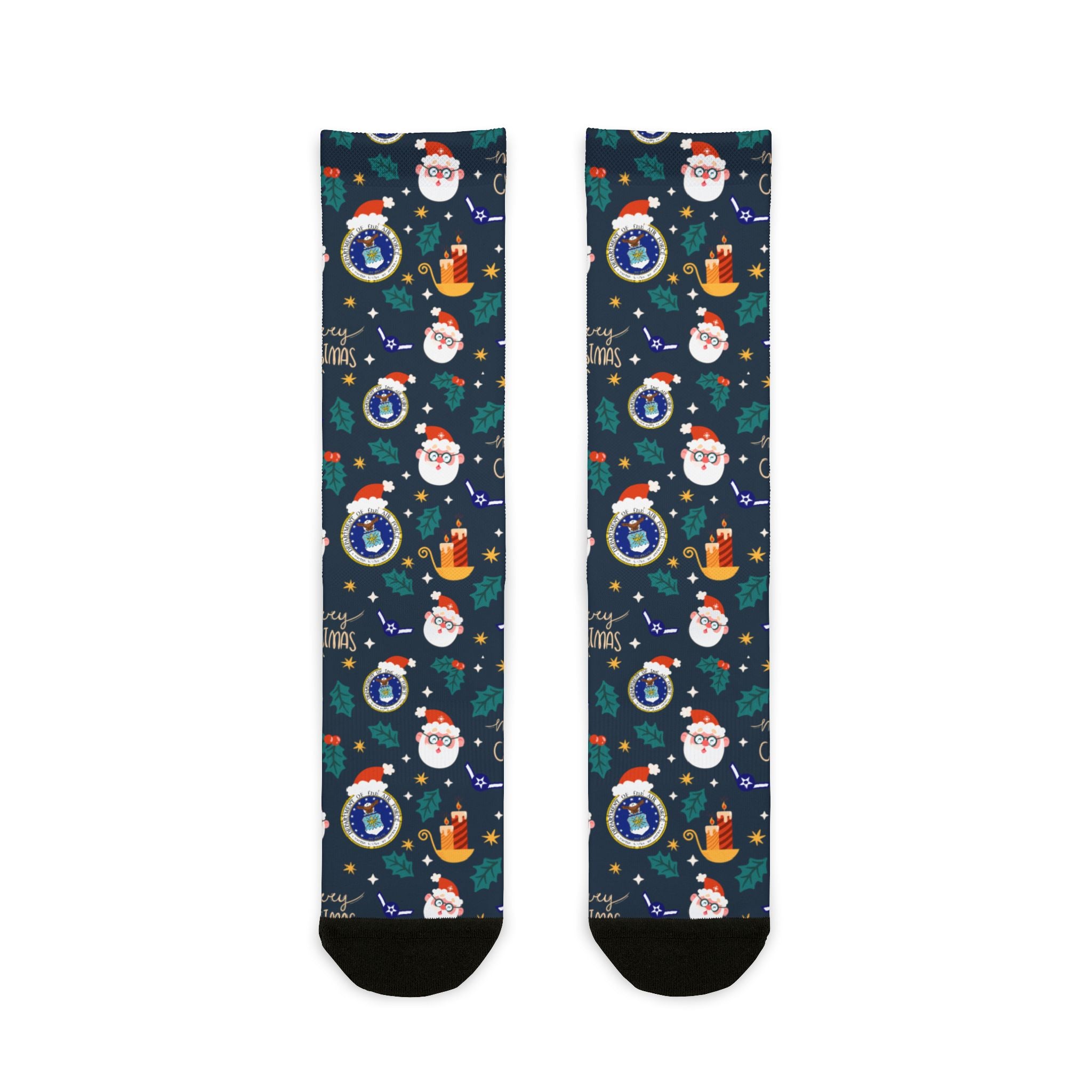 Custom US Military Ranks/Insignia All Over Prints Sublimation Crew Socks JSK07