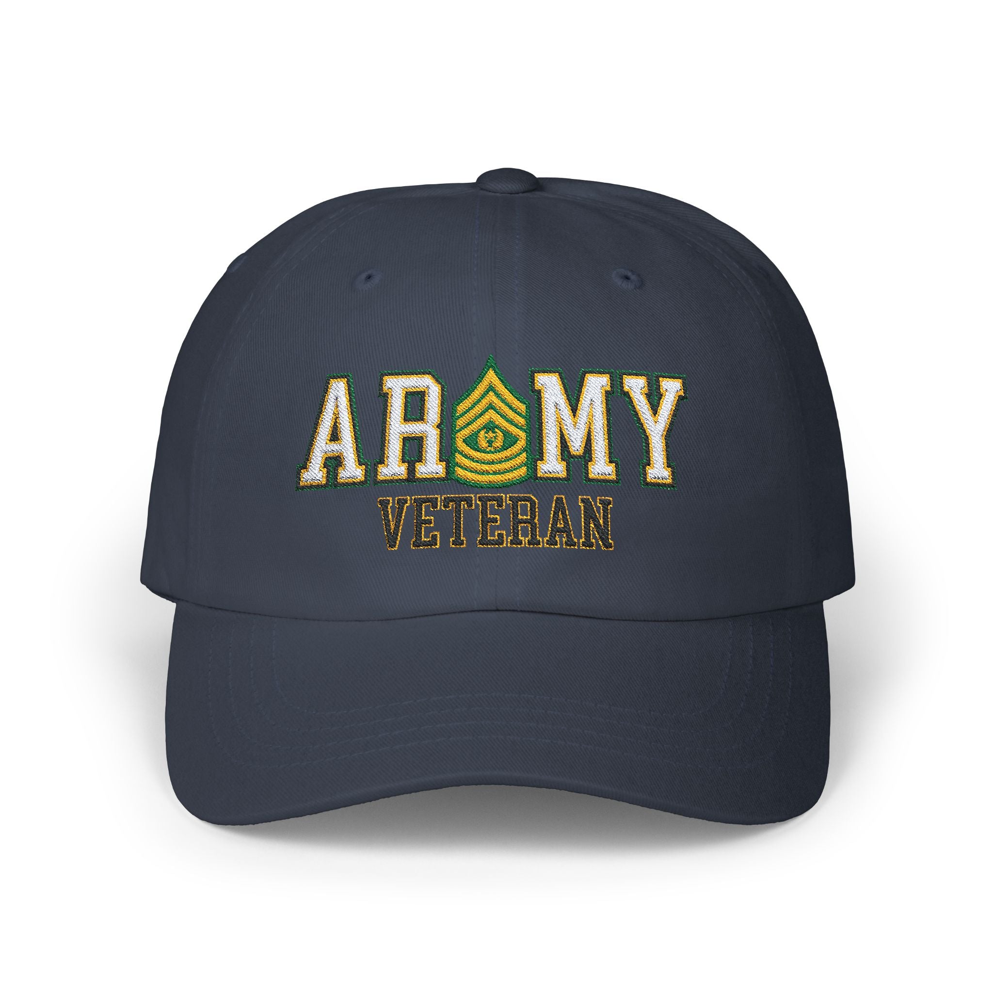 US Army E-9 Command Sergeant Major E9 CSM Noncommissioned Officer Veteran Embroidered Classic Dad Cap