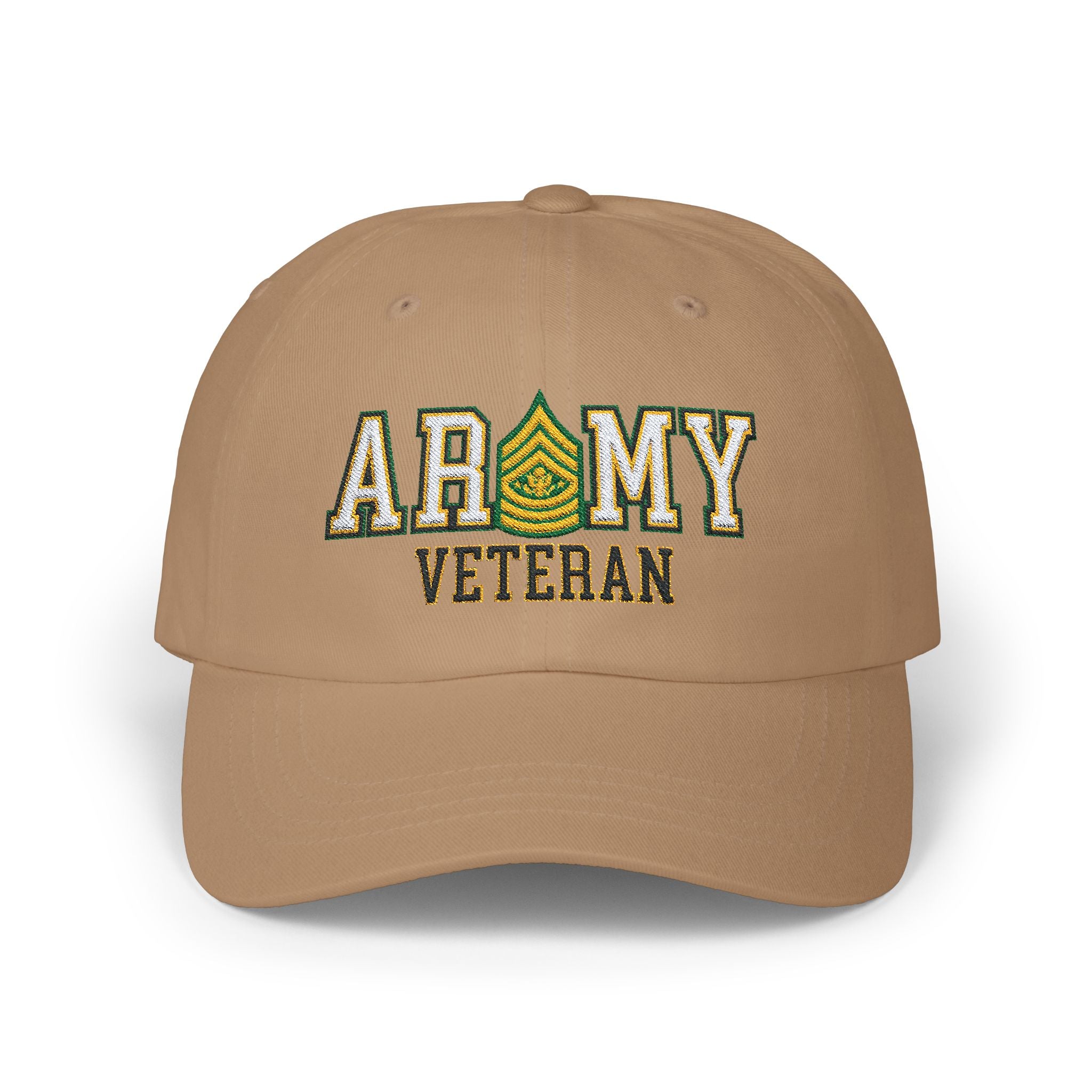 US Army E-9 Sergeant Major of the Army E9 SMA Noncommissioned Officer Veteran Embroidered Classic Dad Cap