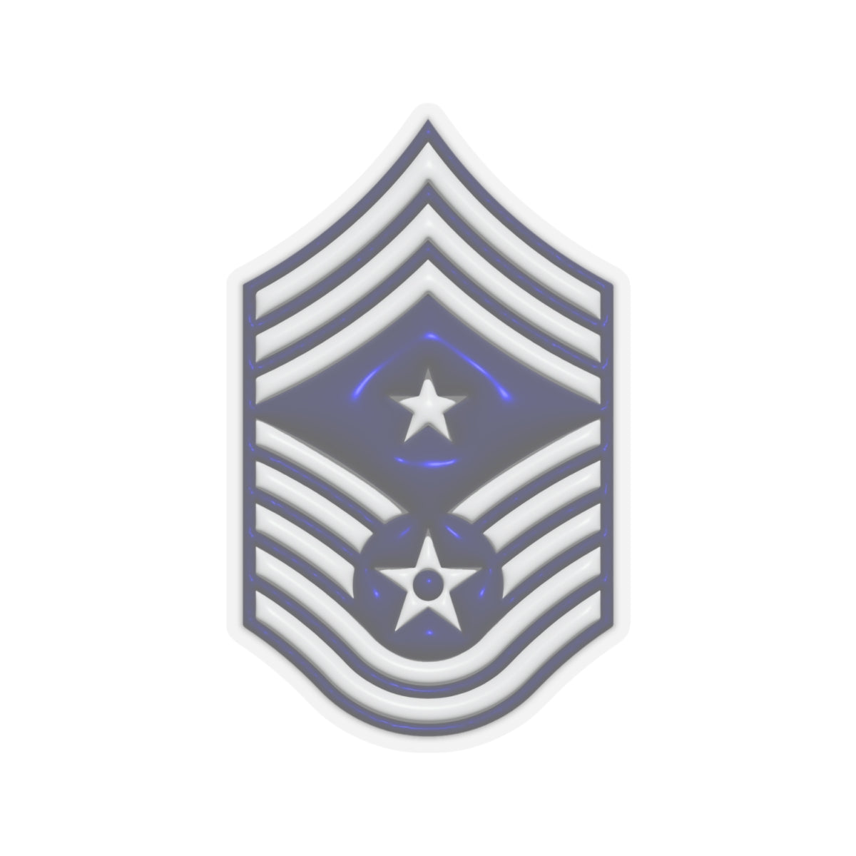 US Air Force E-9 Command Chief Master Sergeant CCM 3D Effect Stickers