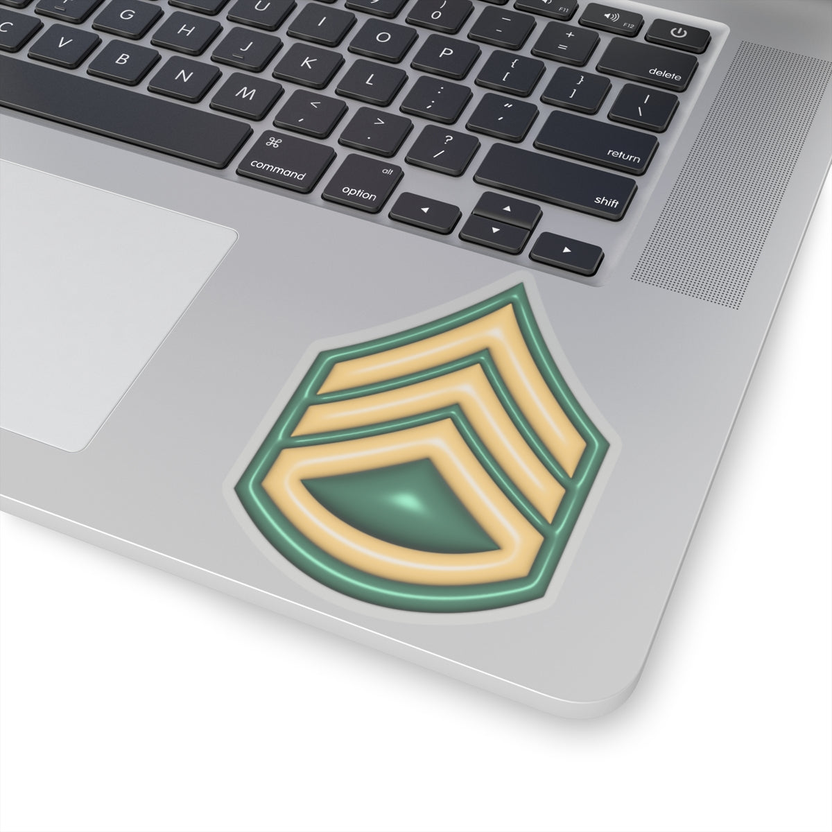 US Army E-6 Staff Sergeant E6 SSG Noncommissioned Officer 3D Effect Stickers