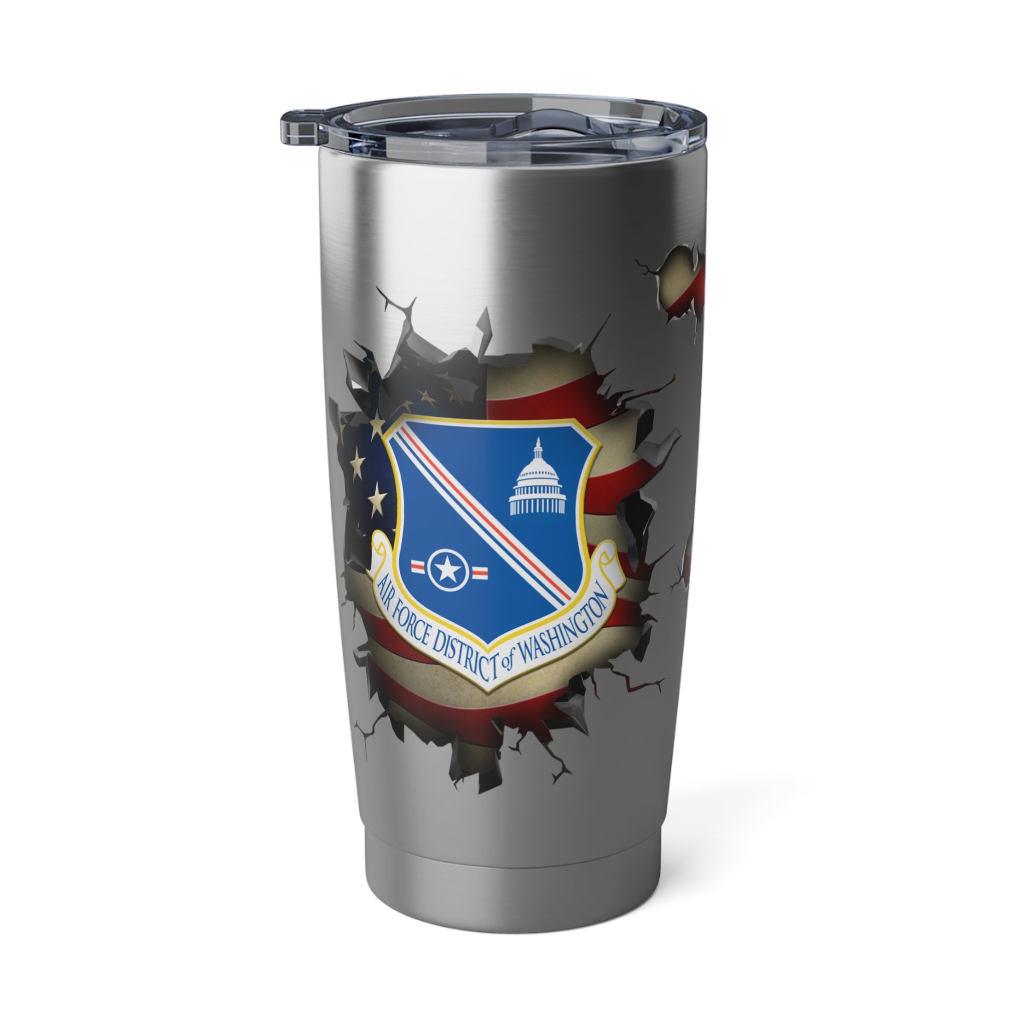 US Air Force District of Washington 3D Break Effect Vagabond 20oz Tumbler