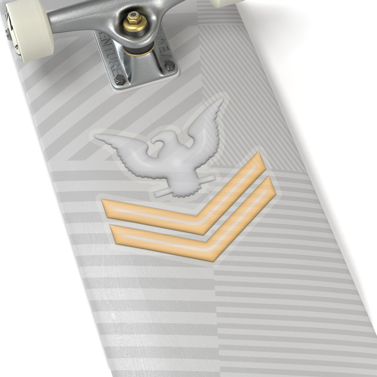 US Navy E-5 Gold Stripe 3D Effect Stickers