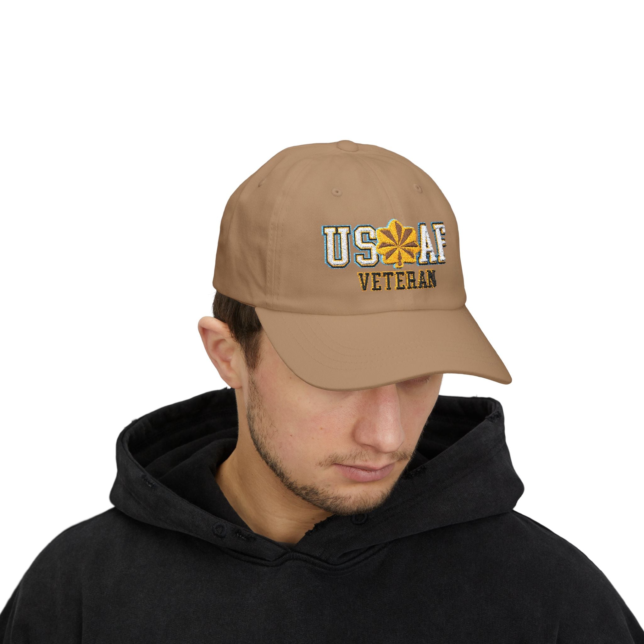 US Air Force O-4 Major Maj Veteran Embroidered Classic Dad Cap