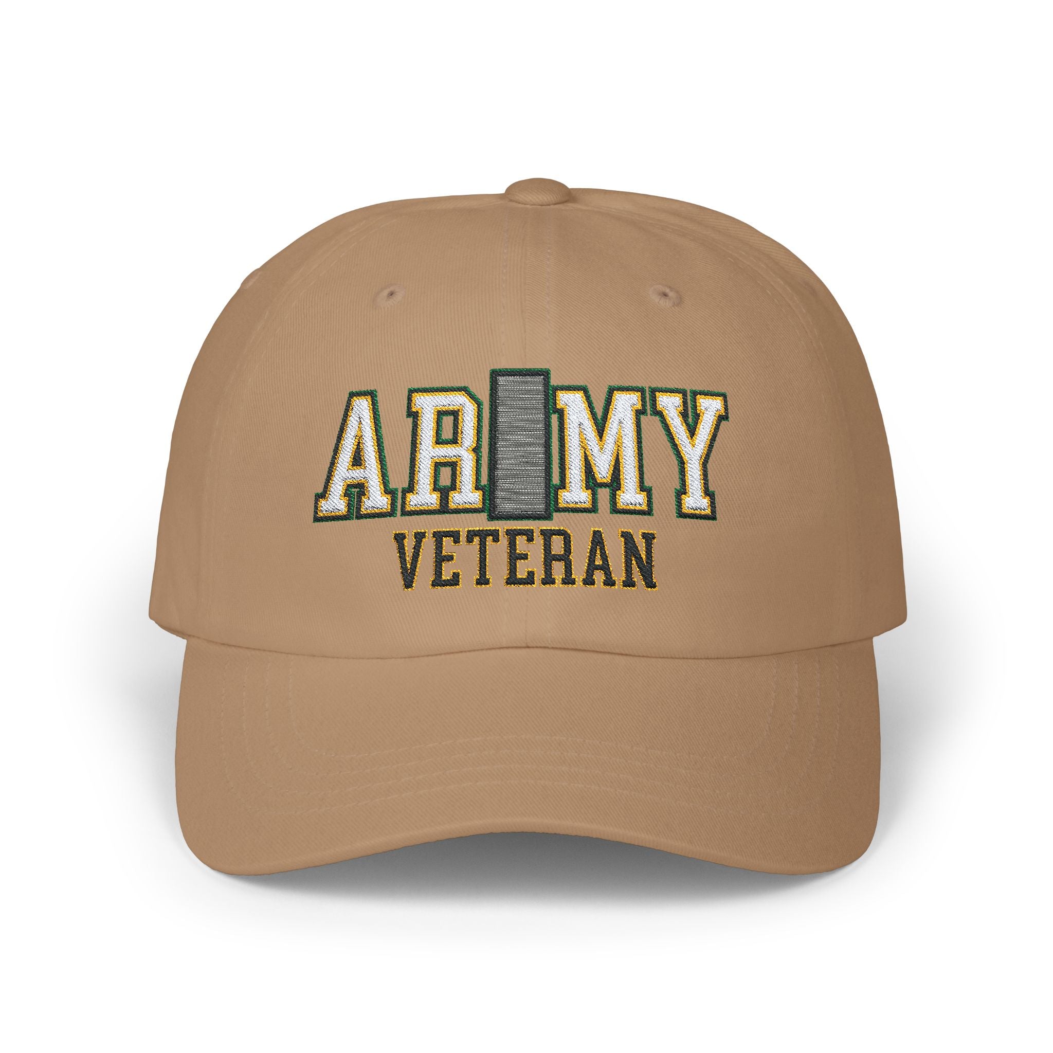 US Army O-2 First Lieutenant O2 1LT Commissioned Officer Veteran Embroidered Classic Dad Cap