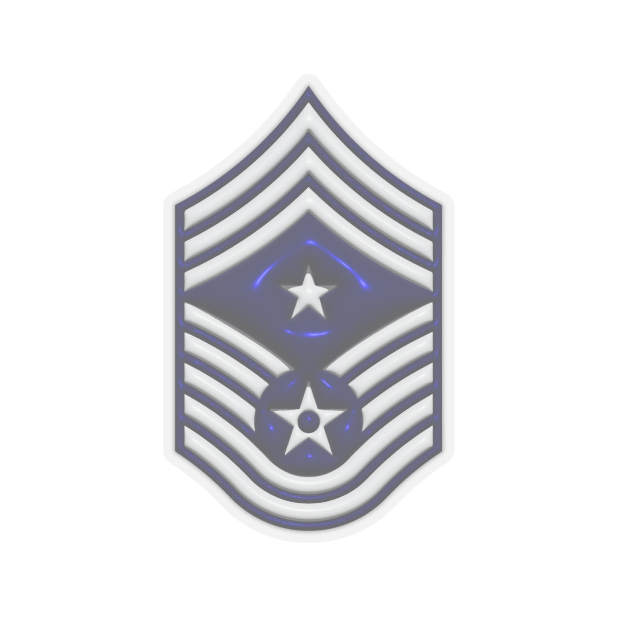 US Air Force E-9 Command Chief Master Sergeant CCM 3D Effect Stickers