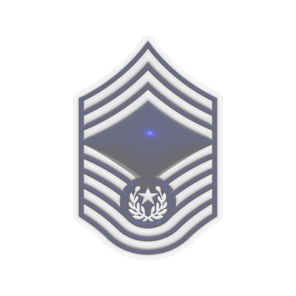 US Air Force E-9 Chief Master Sergeant Of The Air Force E9 CMSAF 3D Effect Stickers