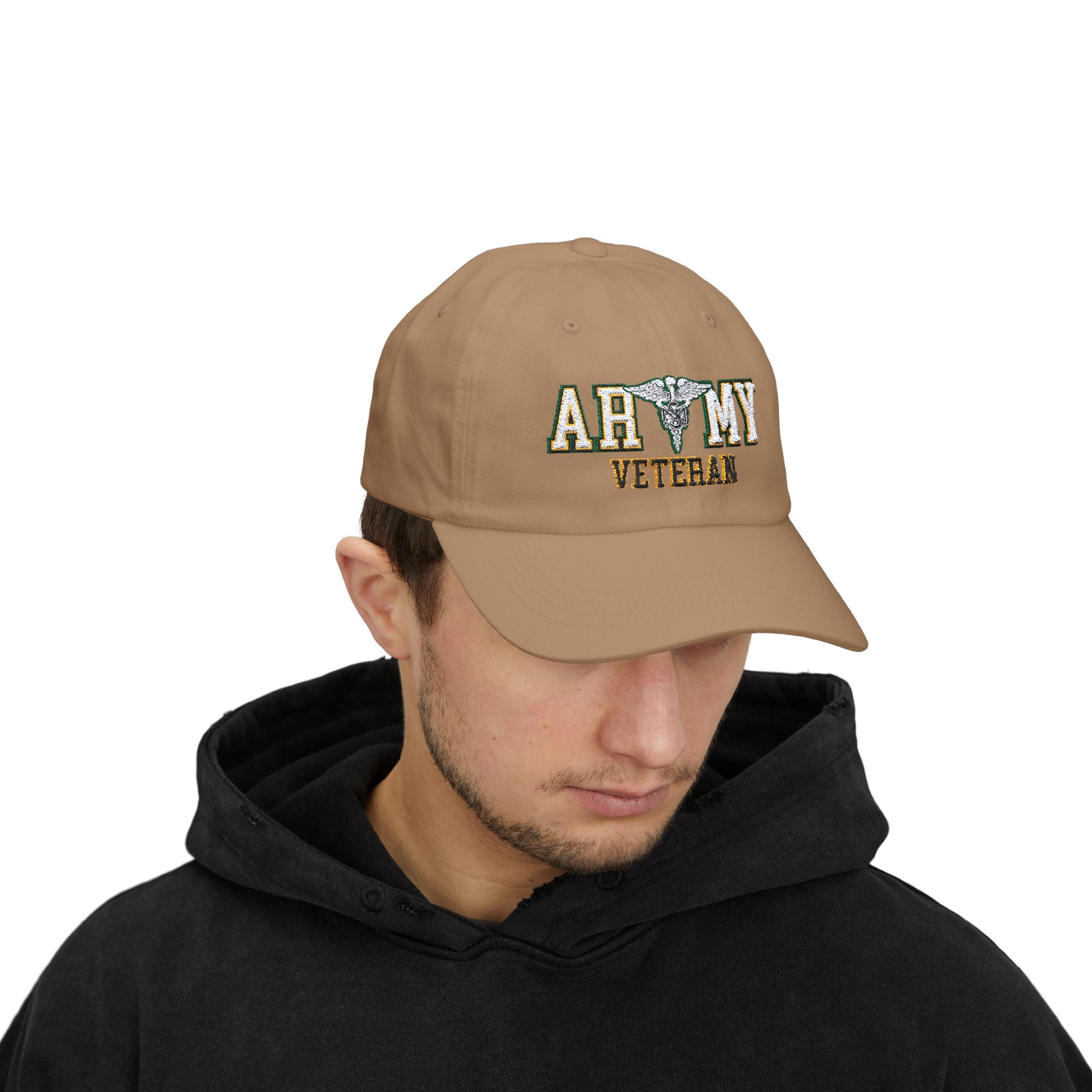 US ARMY Medical Service Corps Veteran Embroidered Classic Dad Cap