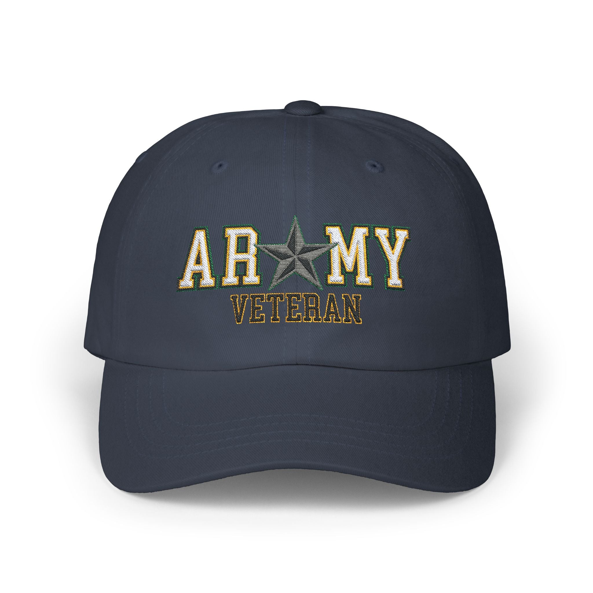 US Army O-7 Brigadier General O7 BG General Officer Veteran Embroidered Classic Dad Cap