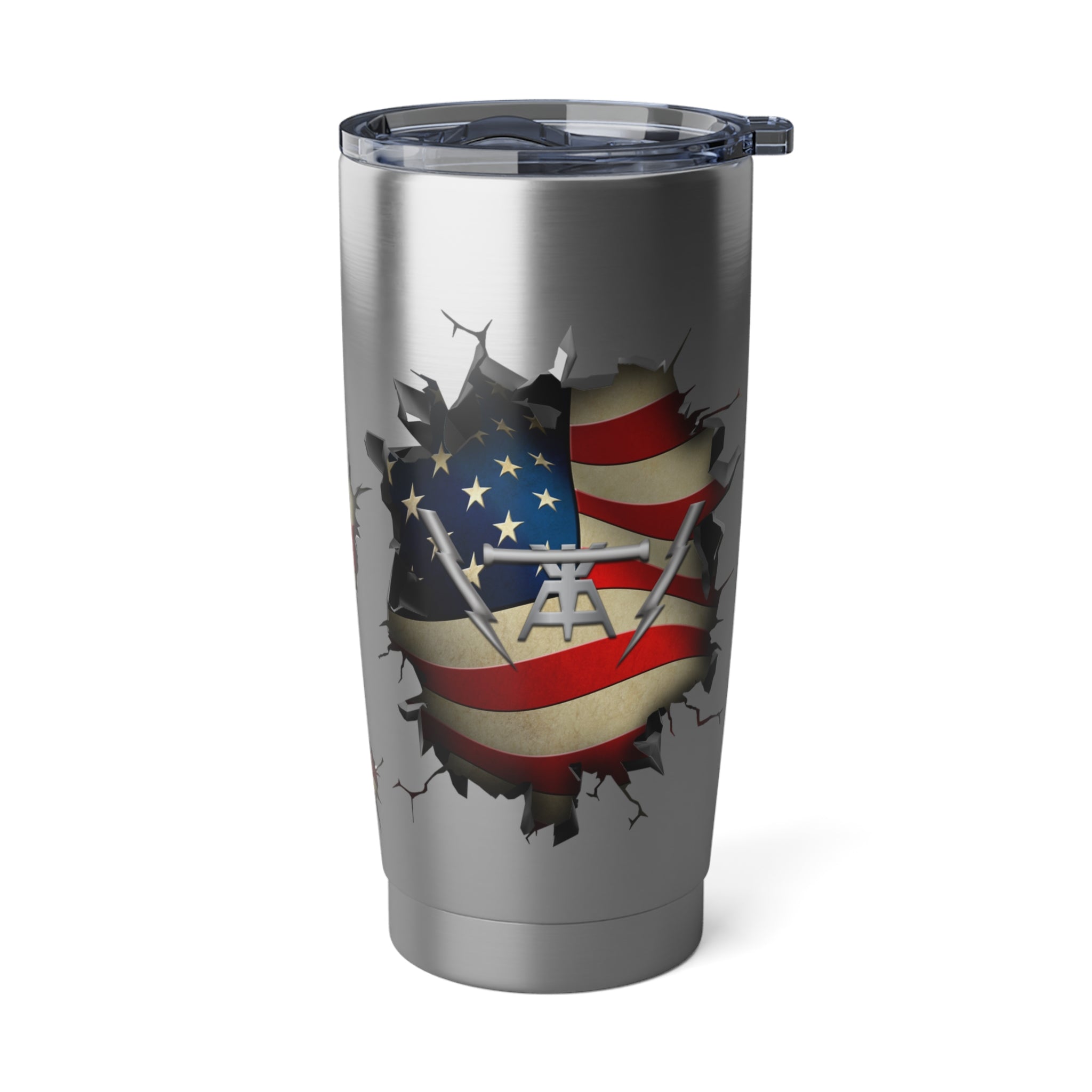 US Navy Fire Controlman Navy FC 3D Break Effect Vagabond 20oz Tumbler