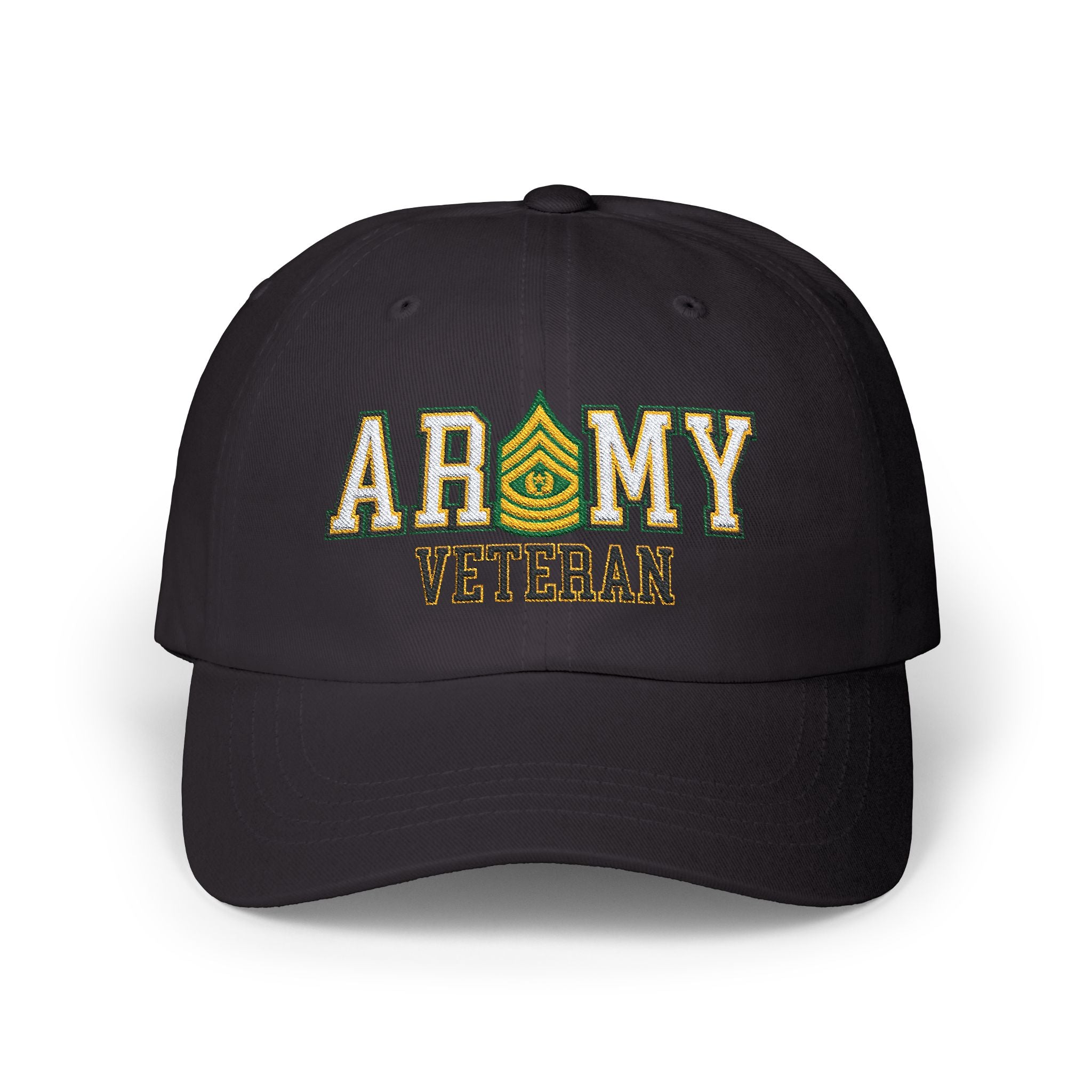 US Army E-9 Command Sergeant Major E9 CSM Noncommissioned Officer Veteran Embroidered Classic Dad Cap