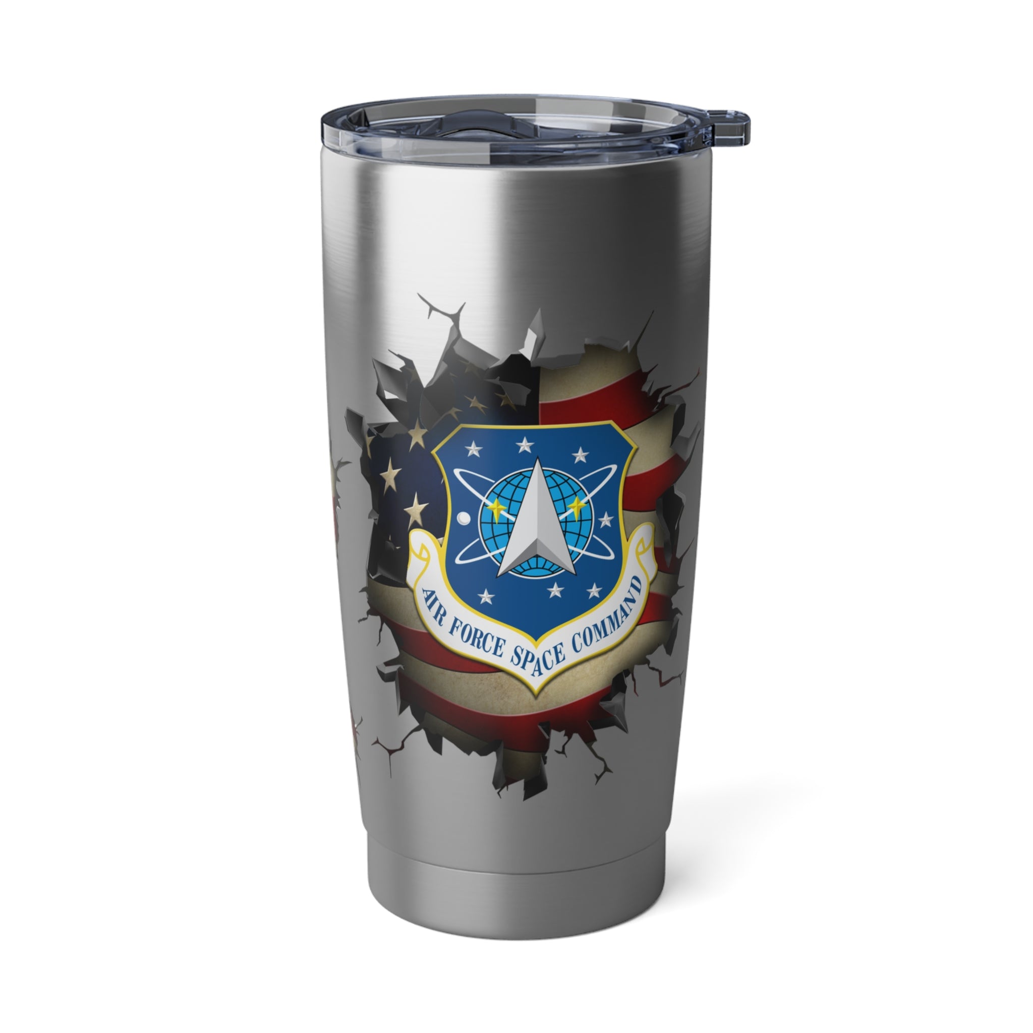 US Air Force Space Command 3D Break Effect Vagabond 20oz Tumbler