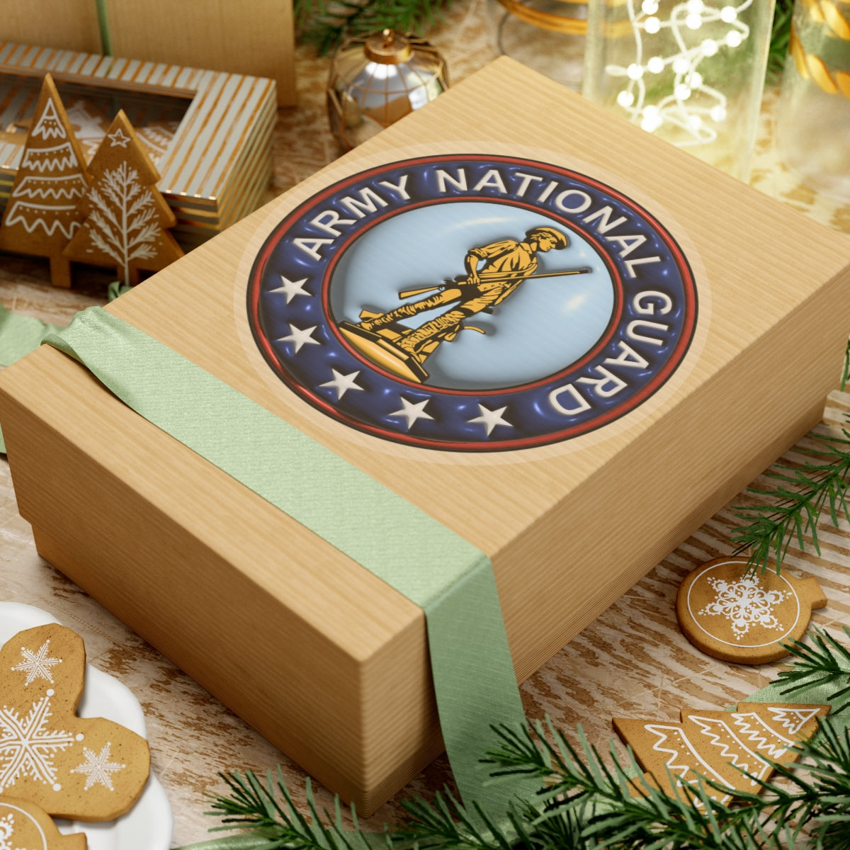 US Army National Guard 3D Effect Stickers