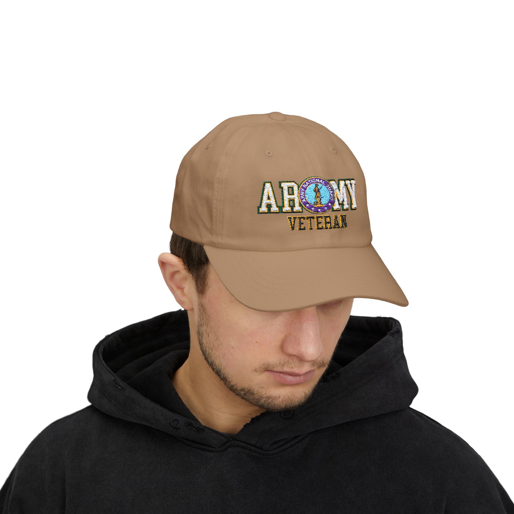 US ARMY National Guard Veteran Embroidered Classic Dad Cap