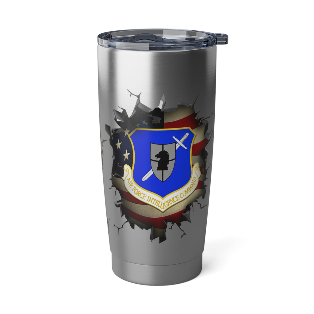 US Air Force Intelligence Command 3D Break Effect Vagabond 20oz Tumbler