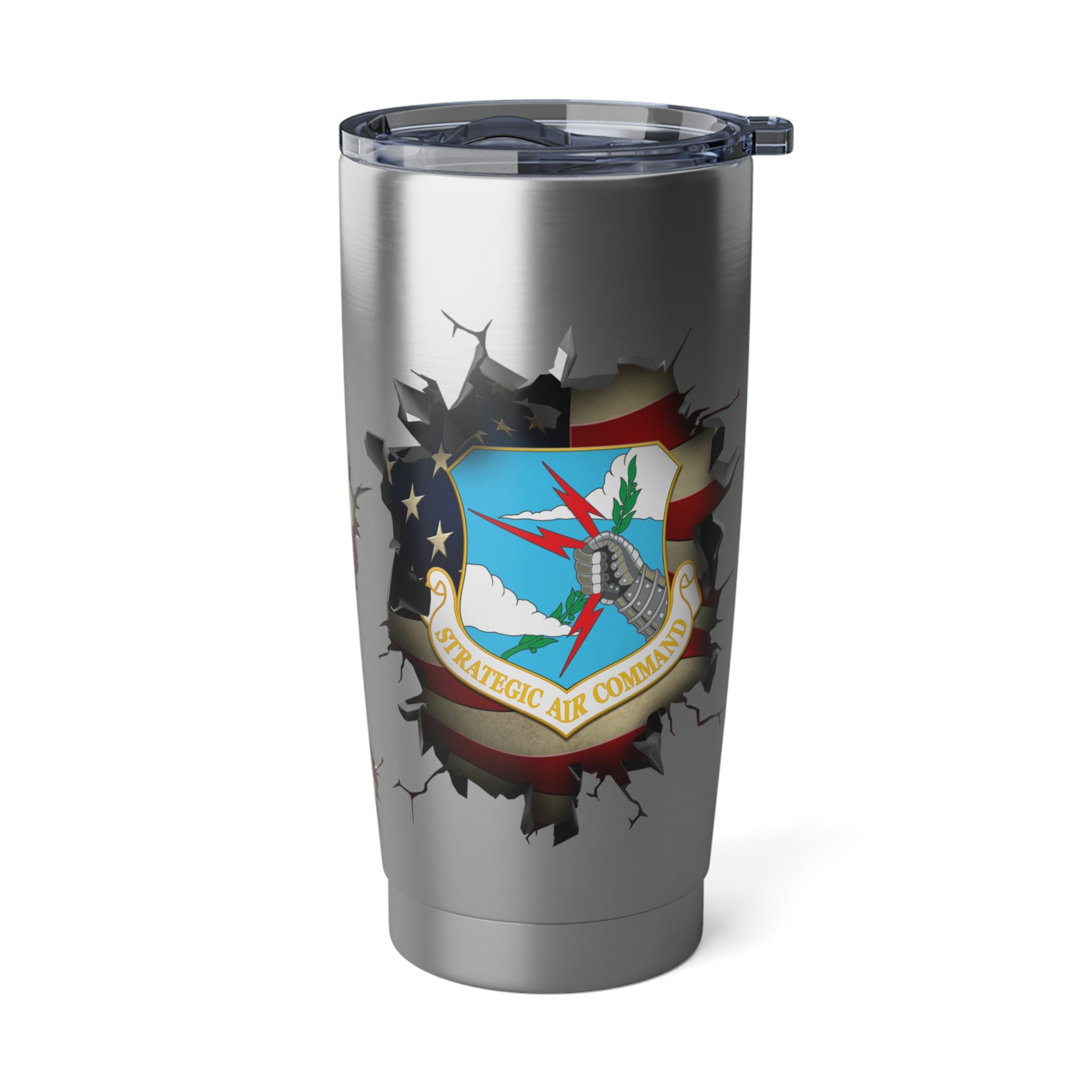 US Air Force Strategic Air Command 3D Break Effect Vagabond 20oz Tumbler