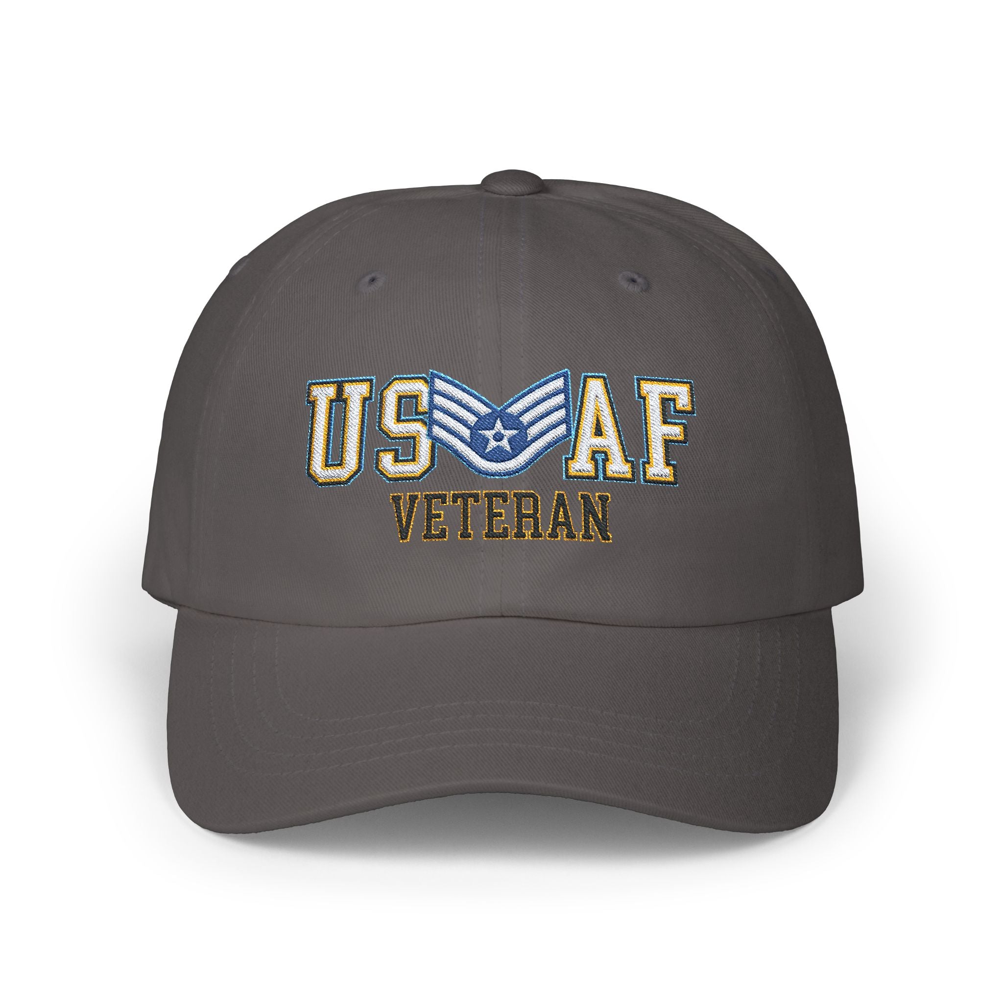 US Air Force E-5 Staff Sergeant SSgt Veteran Embroidered Classic Dad Cap