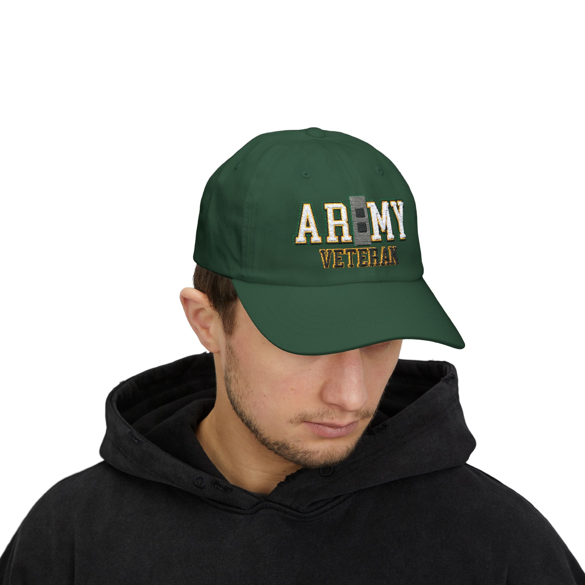 US Army W-2 Chief Warrant Officer 2 W2 CW2 Warrant Officer Veteran Embroidered Classic Dad Cap