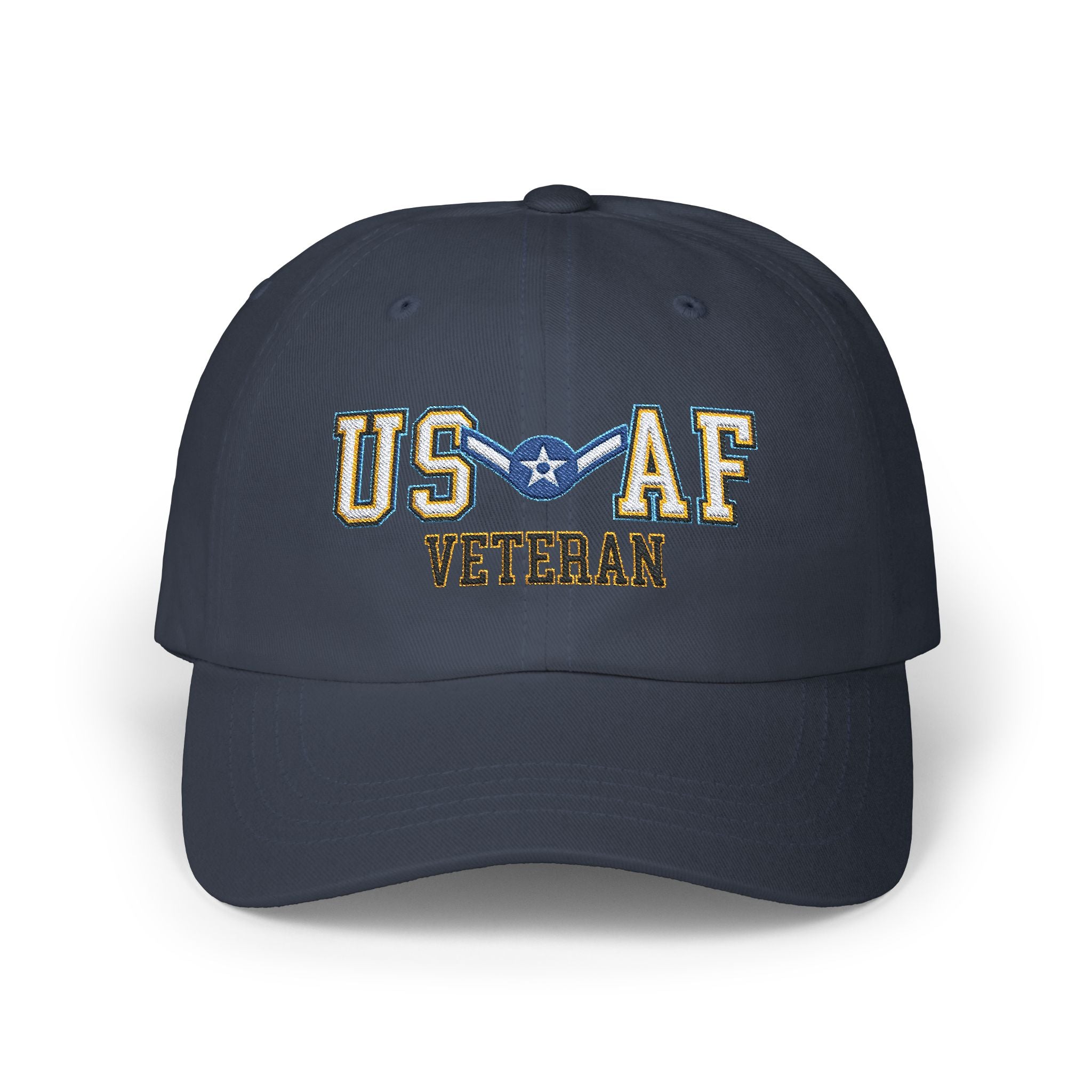 US Air Force E-2 Airman Amn E2 Ranks Enlisted Airman Veteran Embroidered Classic Dad Cap